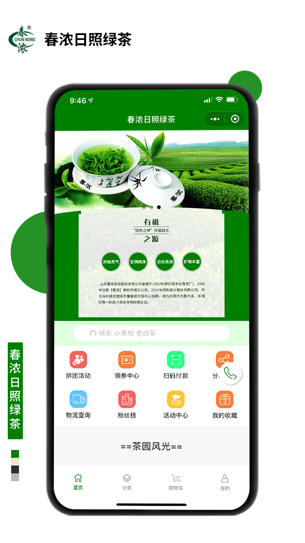 春浓日照绿茶